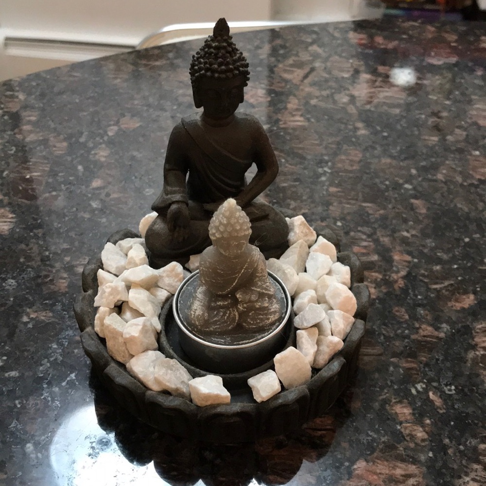 Buddha Statue Tea Light Candle Holder
